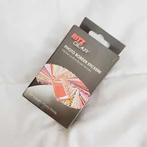 Polaroid border stickers